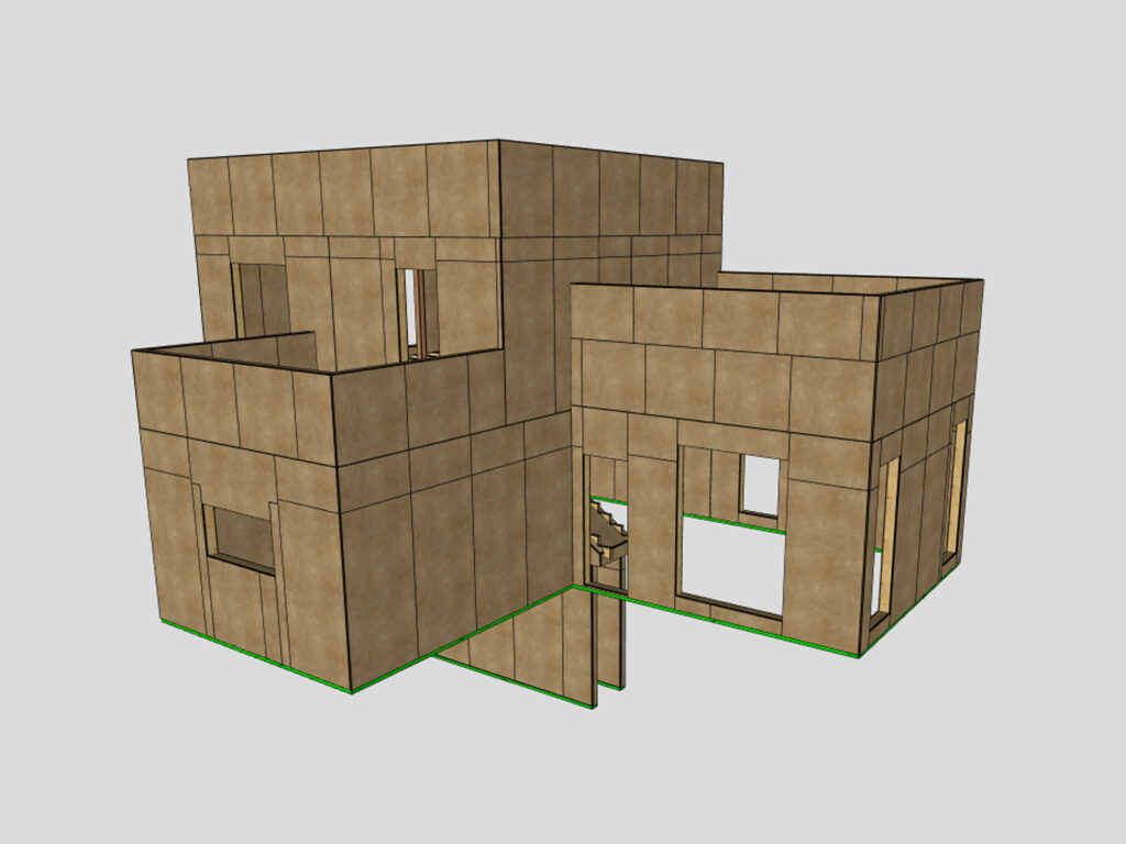 Construir una casa pasiva en dos días